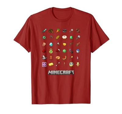 Minecraft Items Textbook T-shirt