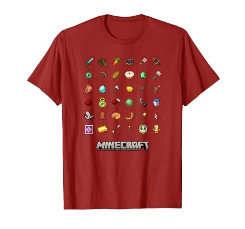 

Футболка с учебником по предметам Minecraft