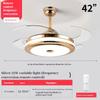 220V Invisible Ceiling Fan Lamps Bedroom Living Room Dining Room Study LED Modern And Minimalist Household Pendant Light
