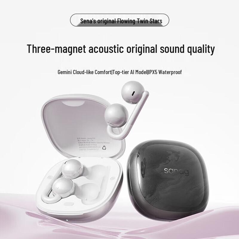 SANAG S-F60 Open-Ear Bluetooth Sports Earbuds