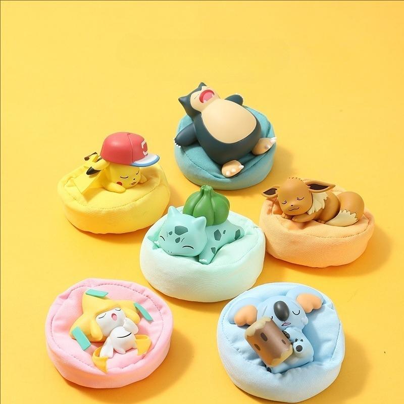 New Dreamy Pok Mon Pok Mon Blind Box Pikachu Kirby Beast Hand Office Cute Desktop Decoration Small Ornament Doll Gift