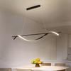 Nordic Modern LED Chandelier: Irregular Creative Lighting for Dining, Living Room, or Bar.