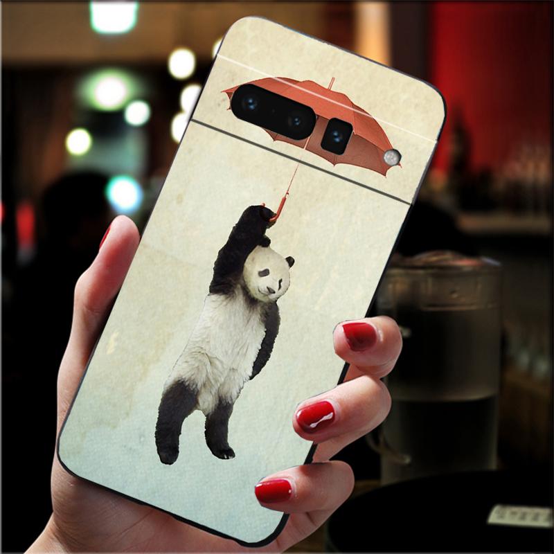 

Phone Case For Google Pixel 10 9 Pro XL 9A 8 7 6 Pro Pixel 8A 7A 6A Pixel 8 7 6 5 Lovely Animal panda Google Pixel 6A