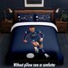 Kylian Mbappe Design Bed Bedding Set 1 Duvet Cover + 2 Pillowcases Soft Breathable Household Bed Linens