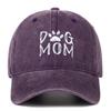 Retro Letter Embroidery  Dog Dad Baseball Caps Washed Cotton  Adjustable Casual Hat Hip Hop Streetwear y2k Cap