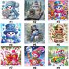 Snowman Partial DIY 5D Special Shaped Drill Diamond Painting Gem Art for Adults/Beginners Gift Idea Home Wall Decor 30x30cm