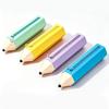 Pencil Case Large Capacity Pencil-Shaped Silicone Pencil Case for Students Zippered Stationery Storage Bag Multifunctional Travel Cosmetic Bag for