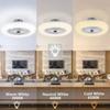 30W LED Ceiling Fan with Light and Remote Control E27 Light Ceiling Light