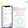 Mini Tragbarer Thermodrucker Papier Foto Taschen Thermodruck Drahtloser BT Verbindungsdrucker 200dpi Foto Etikett für iOS/Android