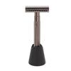 Double Edge Manual Beard Trimmer Set Safety Reusable Alloy Grooming Beard Cutting Clipper with Stand