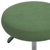 Vidaxl Dining Chair, Dark Green, Upholstered In Velvet