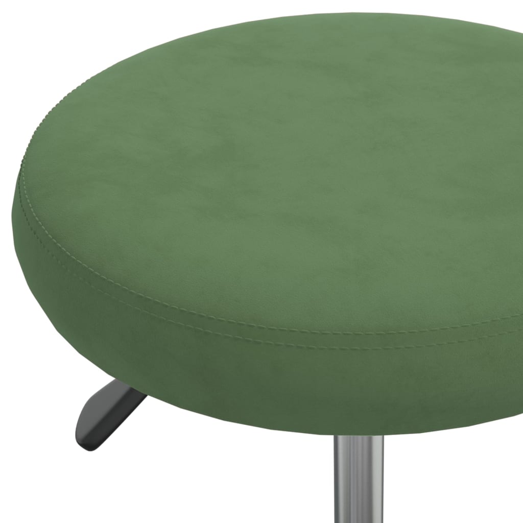 Vidaxl Dining Chair, Dark Green, Upholstered In Velvet