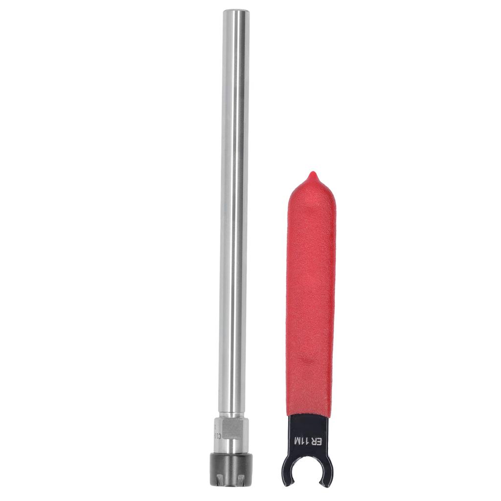 Collet Chuck Holder Straight Long CNC Milling Extension Rod 17mm Clamping Range Wrench(C10ER11M150L
