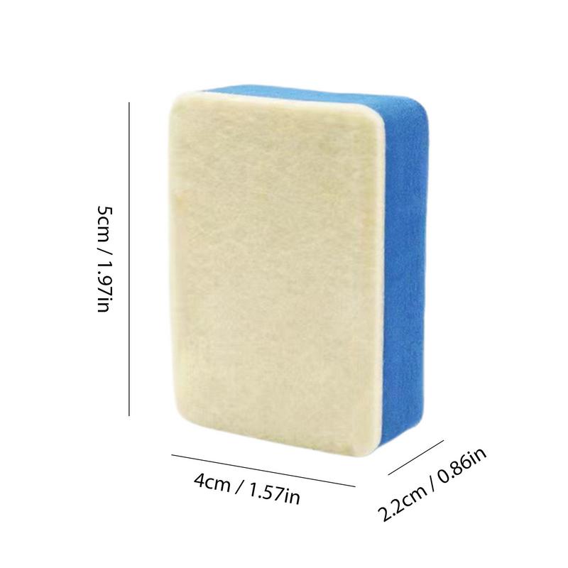 Car Polishing Pads Wool Felt Sponge Polishing Pads Windscreen Cleaner Glass Sponge Wipe Oil Film Cleaner Glass Sponge Wipe