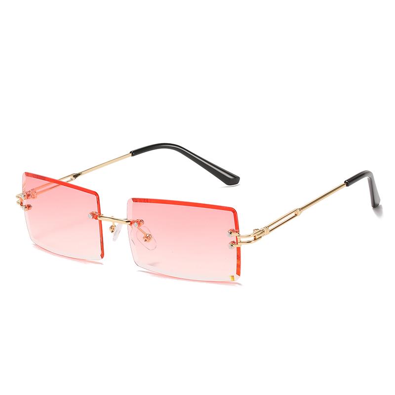 1/2 Pairs New Women's Sunglasses Frameless UV400 Unisex Freely Paired For Icy Summer Days