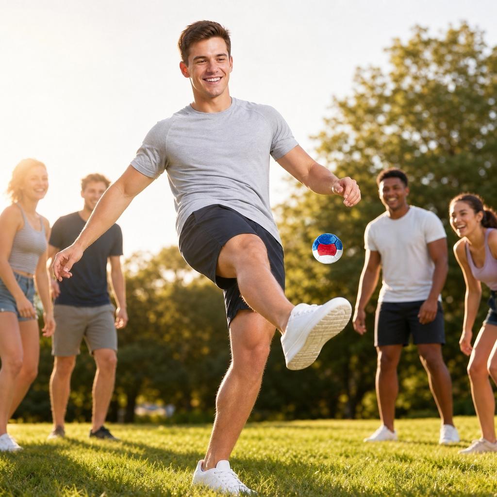 Plush Outdoor Football Sandbag Toy 6cm Soft Fabric Durable Stitching Suitable for Recreational Activities and Sports Training