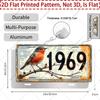 Car License Plate Metal Wall Decor 15x30cm