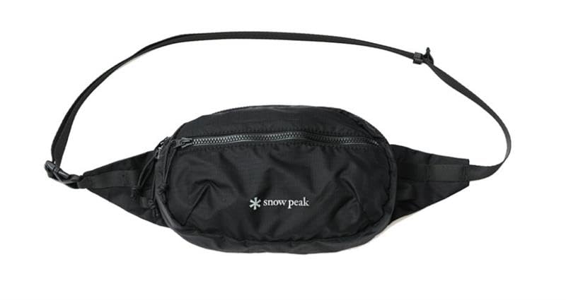 

Snow Peak Micro Waist Pouch Shoulder Crossbody Black EC-AC-25SU001 Bag, Bag, Men s/Women s, чёрный