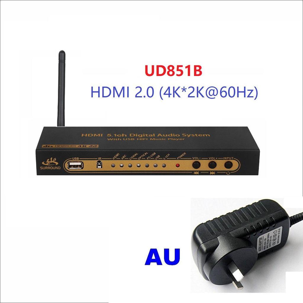 Decodor Audio DTS Dolby AC3 5.1 Canale DAC cu Conectivitate Bluetooth, HDMI, USB