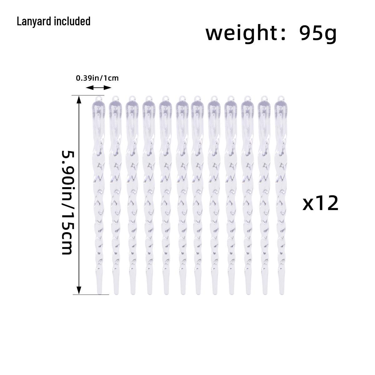 

Прозрачное трансграничное рождественское украшение-сосулька – Креативное украшение для елки