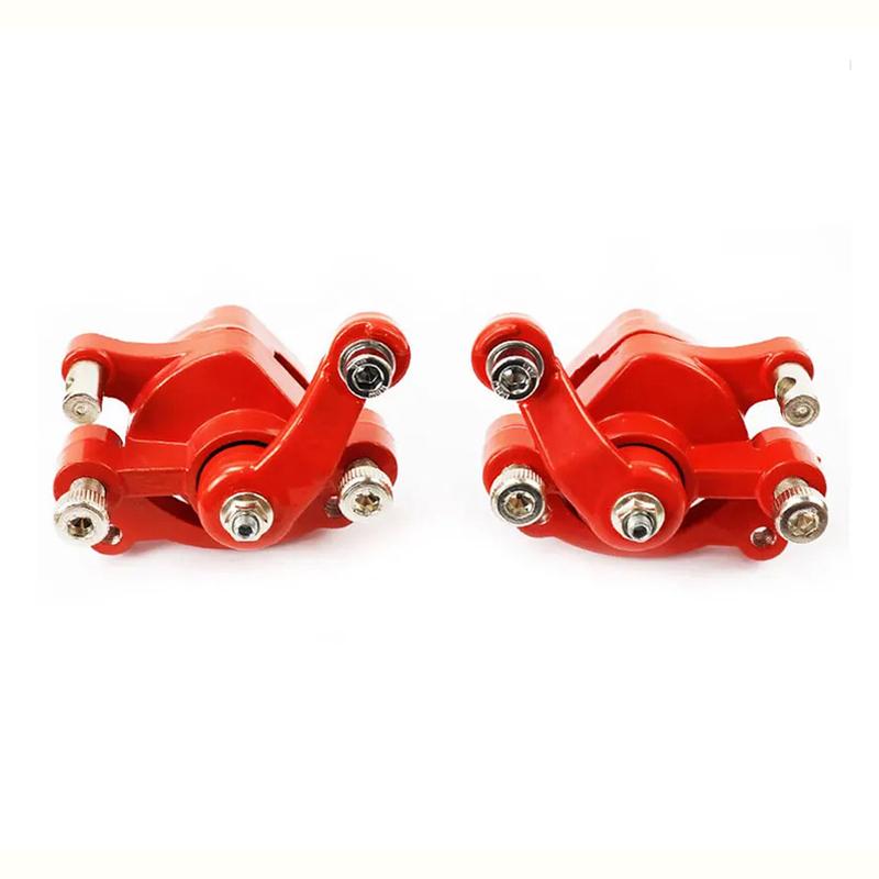 Vordere Hintere Scheibenbremse Schwarz Rot Bremssattel für 2 Takt 49cc Dirt Mini Pocket Bike Roller Links Rechts