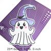 1pcs  Sequin Halloween Ghost Embroidered Patches For Clothing Iron On Patches For Clothes DIY Fusible Patch