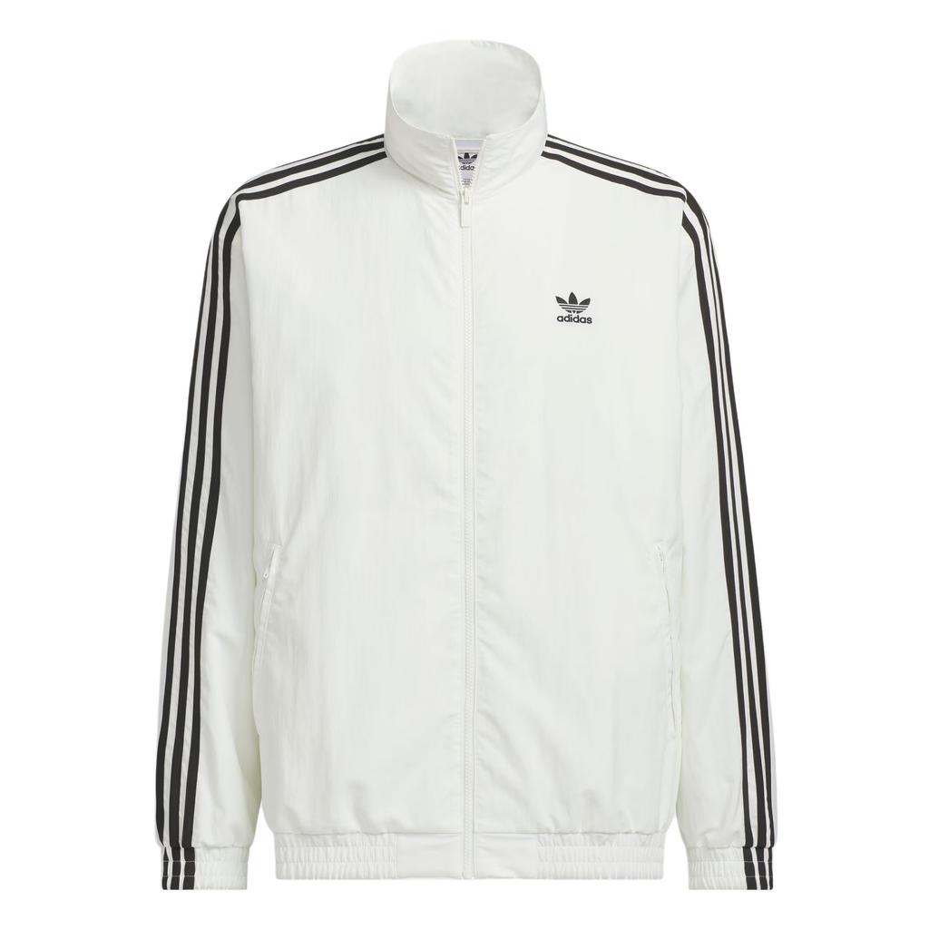 Adidas Originals Firebird Track Top Logo Stripe Sports Comfortable Stand Collar Long Sleeve Jacket Men Jacket Han-Jade-White KC1455