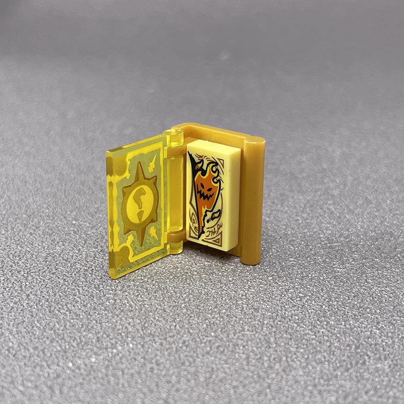 Bloki budulcowe małych cząstek: Minifigurka Otwierana Książka Magiczna 24324 & 24093