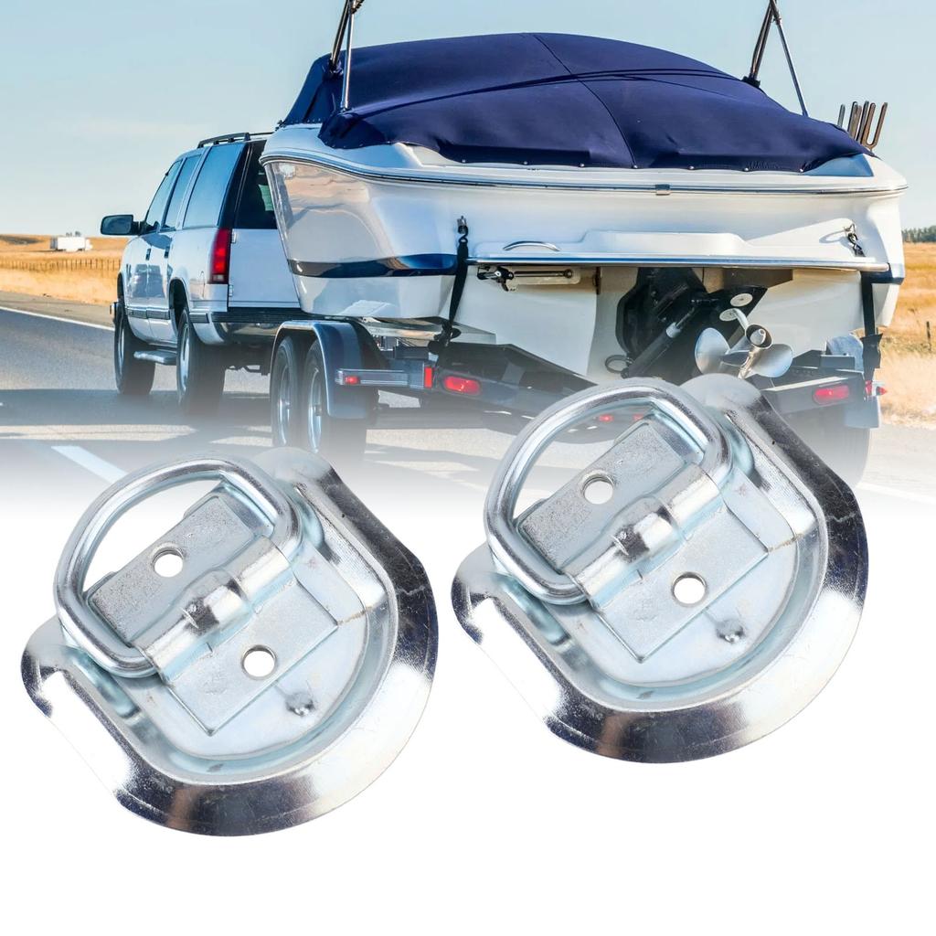 4PCS 1000lb Recessed D Tie Down Anchors