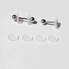 100pcs Stabilizer Earrings Backings Clear Silicone Earrings Back Stopper Practical Healing Discs Pads for Ear Support
