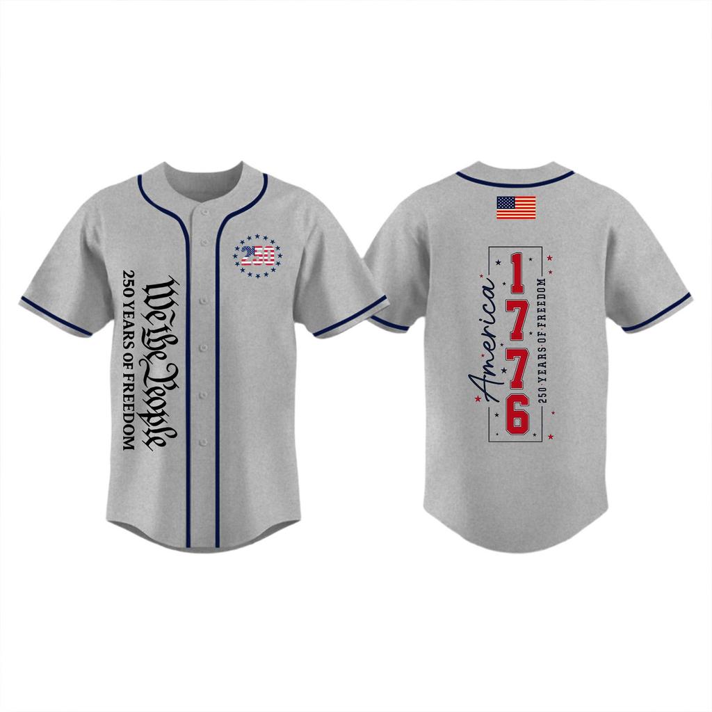 Children's Casual Print Short-sleeved Baseball Jerseys Children's Sportswear Top