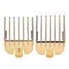 8pcs Haircut Limit Comb Positioning Comb Replacement Guide Comb Set for Hair Clipper Gold