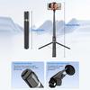 Bluetooth Selfie Stick Tripod: Anti-Shake, Automatic Retractable, Portable Remote Control Phone Holder for Travel.