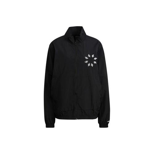 adidas Originals Detachable Trefoil Logo Sports Stand Collar Jacket Men’s Black XS чёрный