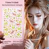 Children's Rhinestone Rose Diamond Face Stickers for Concert Makeup & Styling