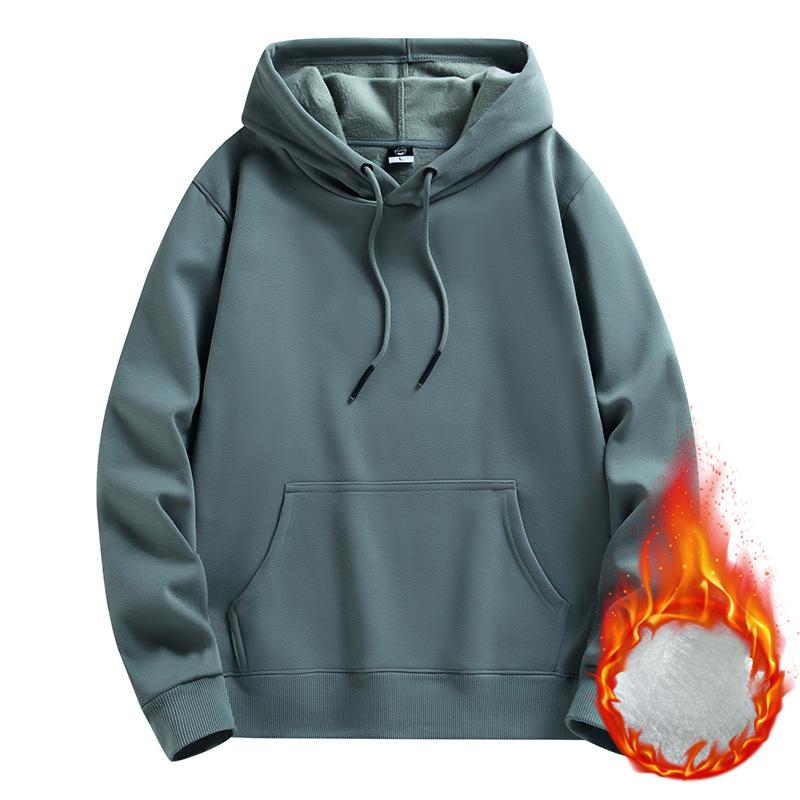 Мужская мода повседневная осень-зима с длинным рукавом с капюшоном толстовки и свитшоты XXXXXL