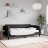 VidaXL Daybed with Mattress Black 90x190 Cm Fabric 3196810