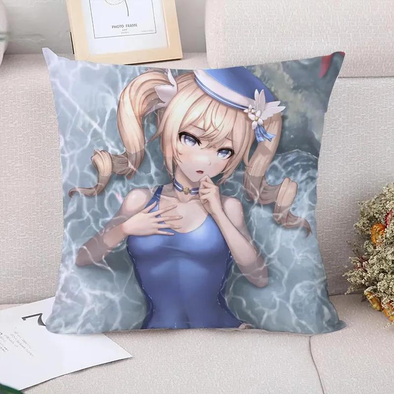 Genshin Impact Cushion Covers for Bed Pillows Decorative Pillowcase Decor  Sofa Cushions Couple Pillow Pillowcases