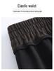 Women's Casual Thick Straight-Leg Pants for Spring, Autumn, and Winter - Suitable for Middle-Aged and Elderly