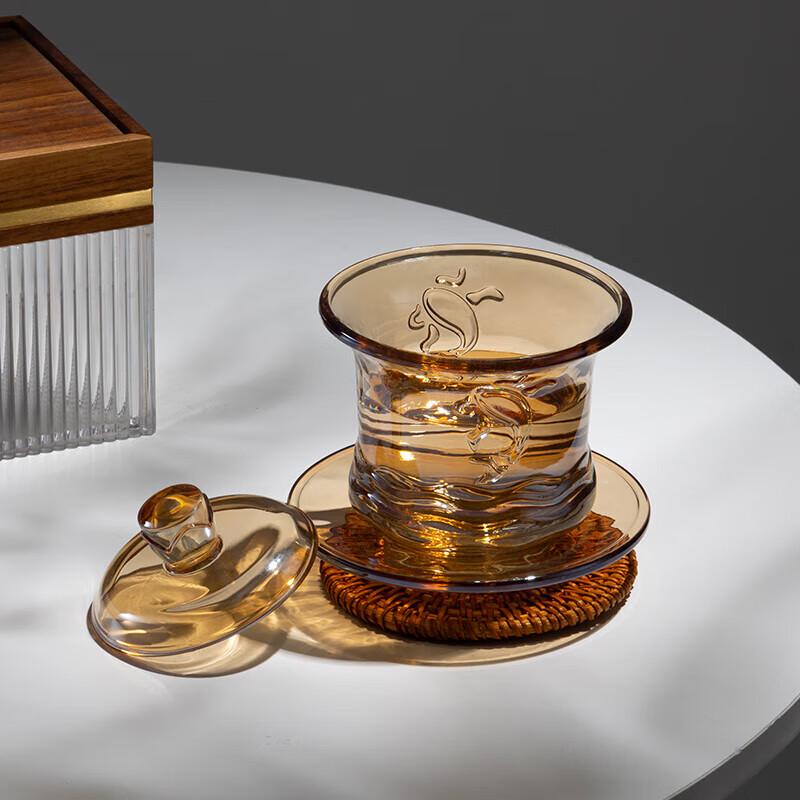 Fish-in-Water Glass Teaware Set
