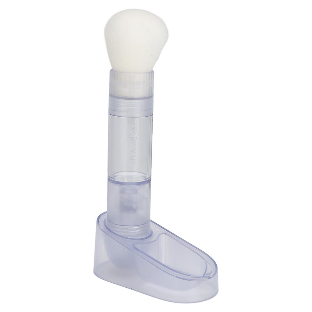 Nail Dust Brush 2 in 1 Multifunction Utilities Comfortable Grip Convenient Fast Loose Powder Brush