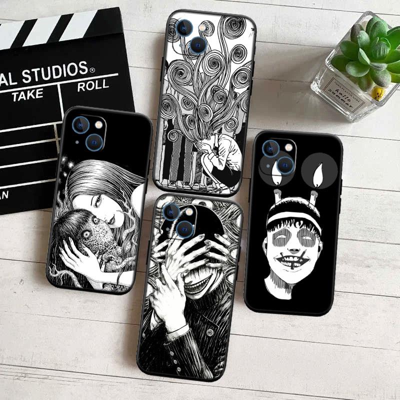 Junji Ito Tomie New High-End Cover Phone Case for iPhone 16 15 14 13 Pro Max Plus Mini