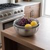 Stainless Steel Fruit Vegetable Washing Bowl Mesh Vegetable Fruit Strainer  Refrigerator