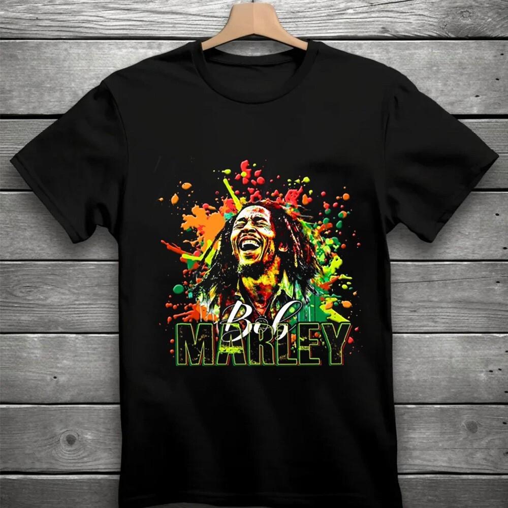 Bob Marley T Shirt, One Love Crewneck Unisex, Reggae Shirt,Jamaican Music Legend