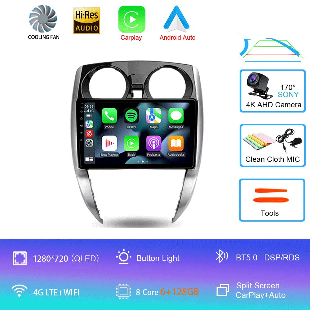 Android 14 Car Radio For Nissan Note 2 E12 2012 - 2021 Multimedia Video Player Navigation Stereo GPS No 2din 2 Din Dvd