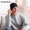 Autumn and Winter Knitted Hat for Men and Women Couples Knitted Hat Ins Street Solid Color Warm Baotou Hat