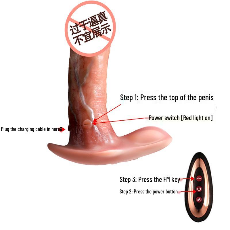 Mu Huan Tragbarer kabelloser Vibrator für Frauen mit Fernbedienung, Erwachsenen erotisches Spielzeug