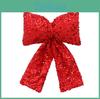 Sequins Bow Christmas Pendants For Scene Setup And Holiday Props Decorations