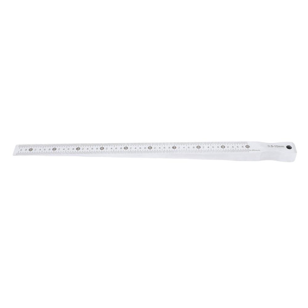 High-Contrast Markings Wedge Feeler Gauge Crevice Measurement Tool For Automotive Repair