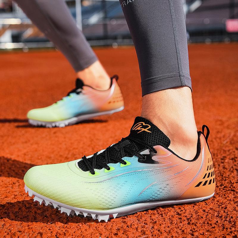 

Amazon s new track and field running shoes training shoes, young men s and women s running sports nail shoes, one piece 2025 44